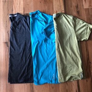Set (3) of Large Reebok Performance Shirts